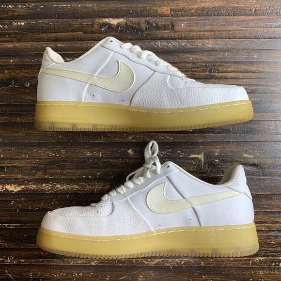 NIKE AIR FORCE 1 LOW WHITE AIR HUARACHE 2008 (354714 - 111) SIZE 12 - Picture 3 of 8